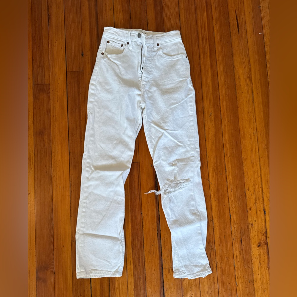 Abercrombie & Fitch White Jeans